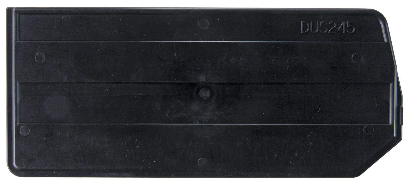 Quantum DUS245 Bin Divider for Bin QUS245, Black, Pack of 6