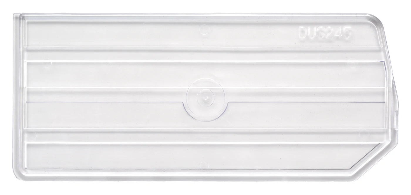 Quantum DUS245CL Clear Bin Divider, Pack of 6