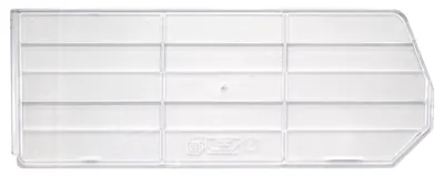 Quantum DUS248CL Clear Bin Divider, Pack of 6