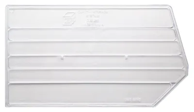 Quantum DUS260CL Clear Bin Divider, Pack of 6
