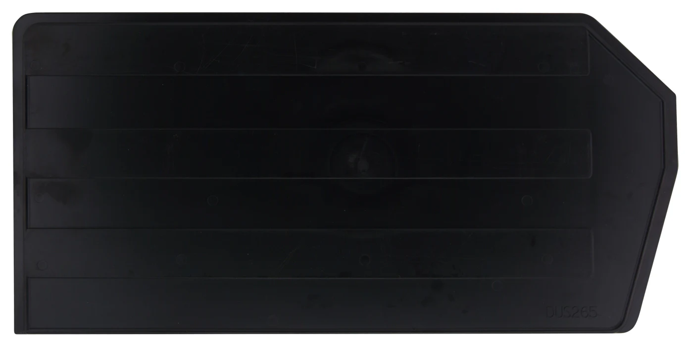 Quantum DUS265 Bin Divider for Bin QUS265, Black, Pack of 6