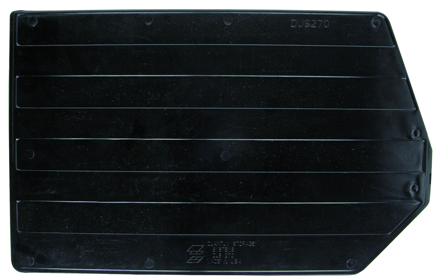 Quantum DUS270 Bin Divider for Bin QUS270, Black, Pack of 6
