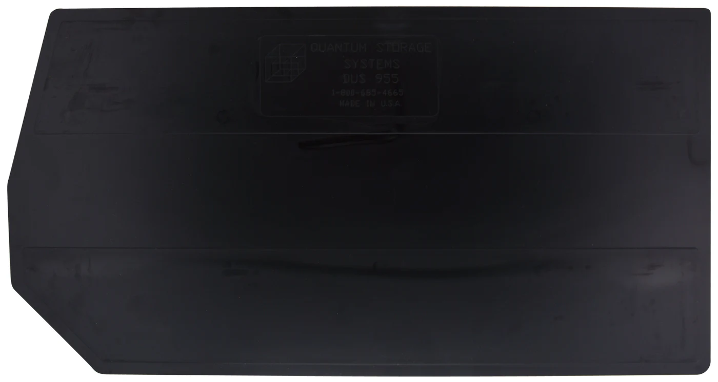 Quantum DUS955 Bin Divider for Use with QUS955, Black, Pack of 6