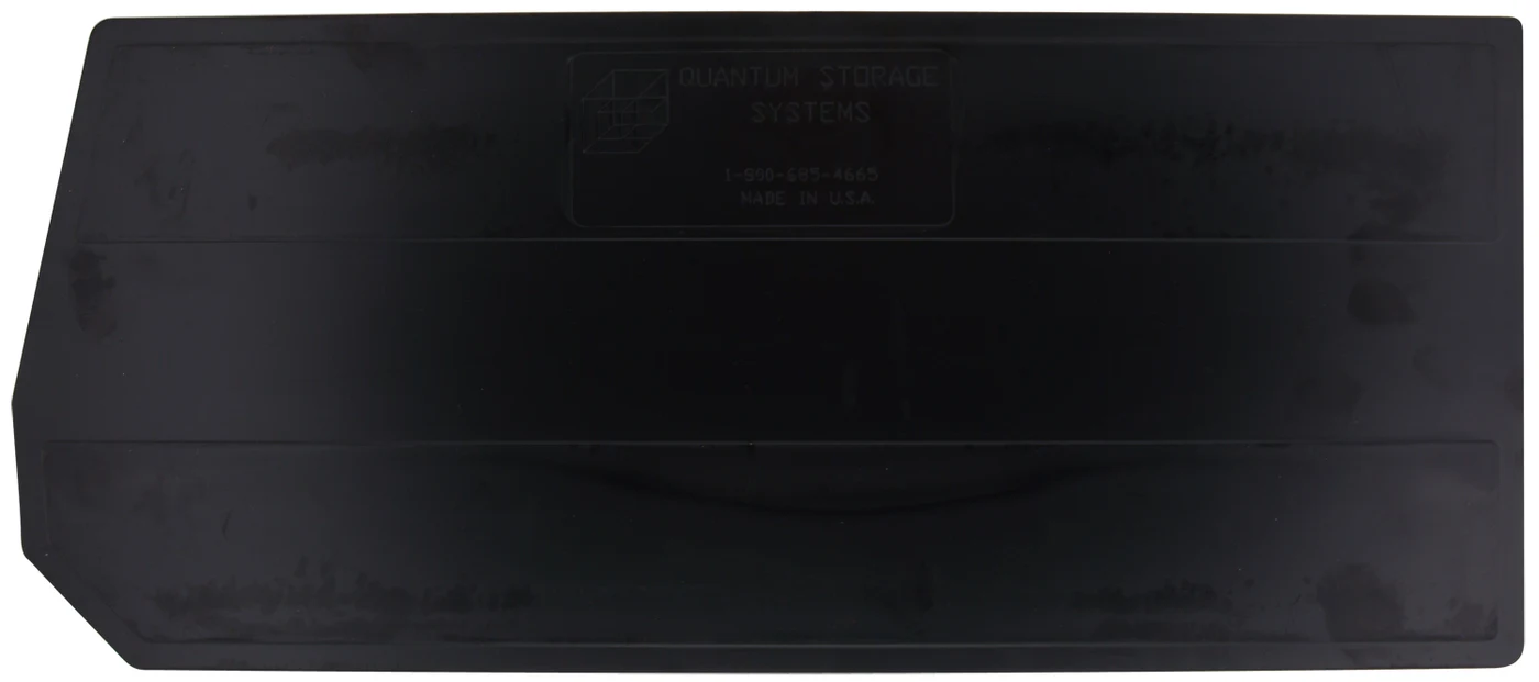 Quantum DUS973 Bin Divider for Use with QUS973, Black, Pack of 4