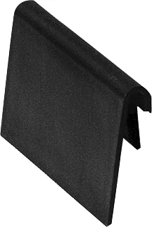 Quantum ELH410 Label Holder, 4"W x 2-1/4"H, Black, Pack of 24