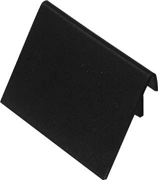 Quantum ELH445 Label Holder, 4"W x 2-1/4"H, Black, Pack of 24