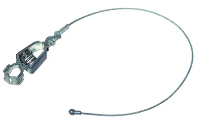 Quantum ESD-DC Grounding Drag Cable, Chrome