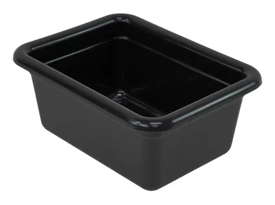 Quantum FSB-1295BK Bussing Tub, 9-1/16"W x 12-1/16"L x 5-1/8"H, Black