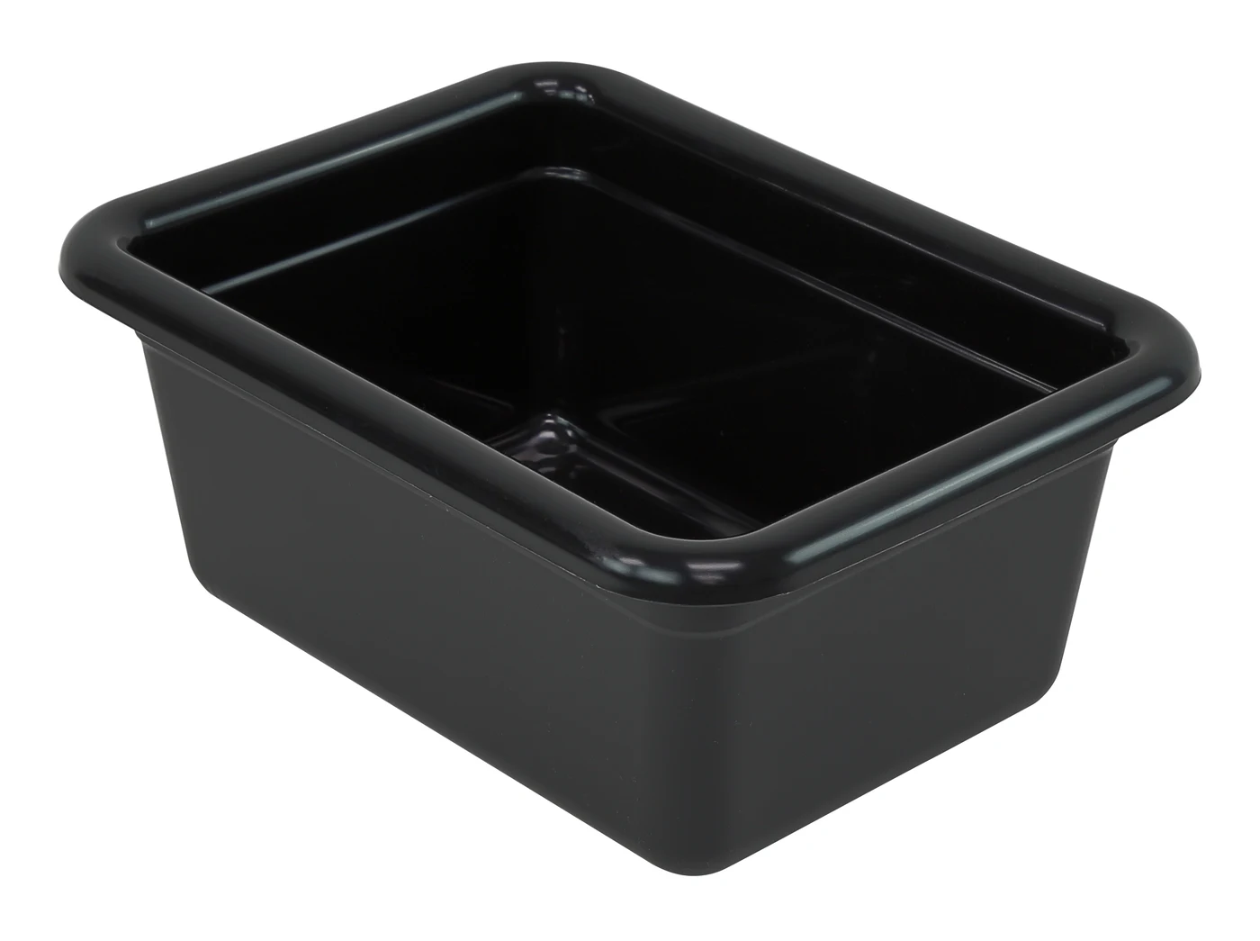 Quantum FSB-1295BK Bussing Tub, 9-1/16"W x 12-1/16"L x 5-1/8"H, Black