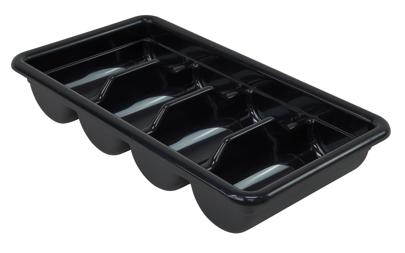 Quantum FSB-20113BKNB Bussing Tub, 11-3/8"W x 20-7/16"L x 3-3/4"H, Black
