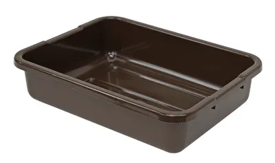 Quantum FSB-21155RBNNB Bussing Tub, 15"W x 21"L x 5"H, Brown