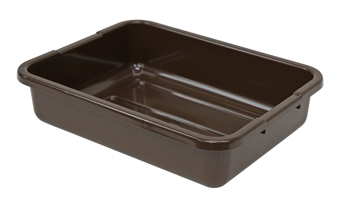 Quantum FSB-21155RBNNB Bussing Tub, 15"W x 21"L x 5"H, Brown