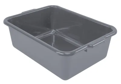 Quantum FSB-21157GYNB Bussing Tub, 15"W x 21"L x 7"H, Gray