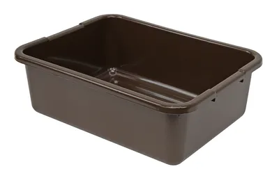 Quantum FSB-21157RBN Bussing Tub, 15"W x 21"L x 7"H, Brown