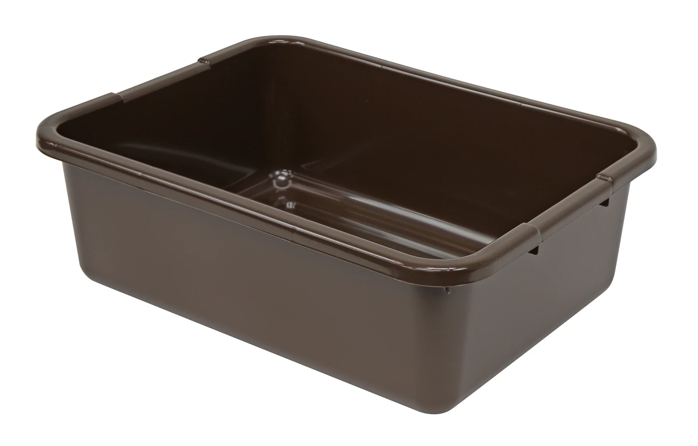 Quantum FSB-21157RBN Bussing Tub, 15"W x 21"L x 7"H, Brown