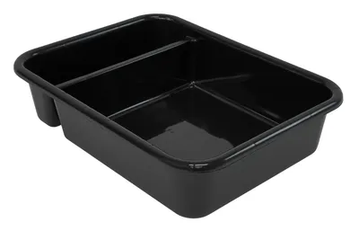 Quantum FSB-21165BK Bussing Tub, 15"W x 20"L x 5"H, Black