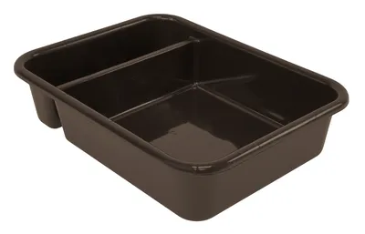 Quantum FSB-21165BN Bussing Tub, 15"W x 20"L x 5"H, Brown