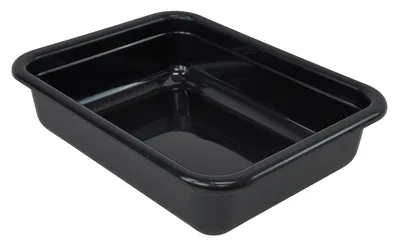 Quantum FSB-22175BKCS Bussing Tub, 17"W x 22"L x 5"H, Black, Case of 12