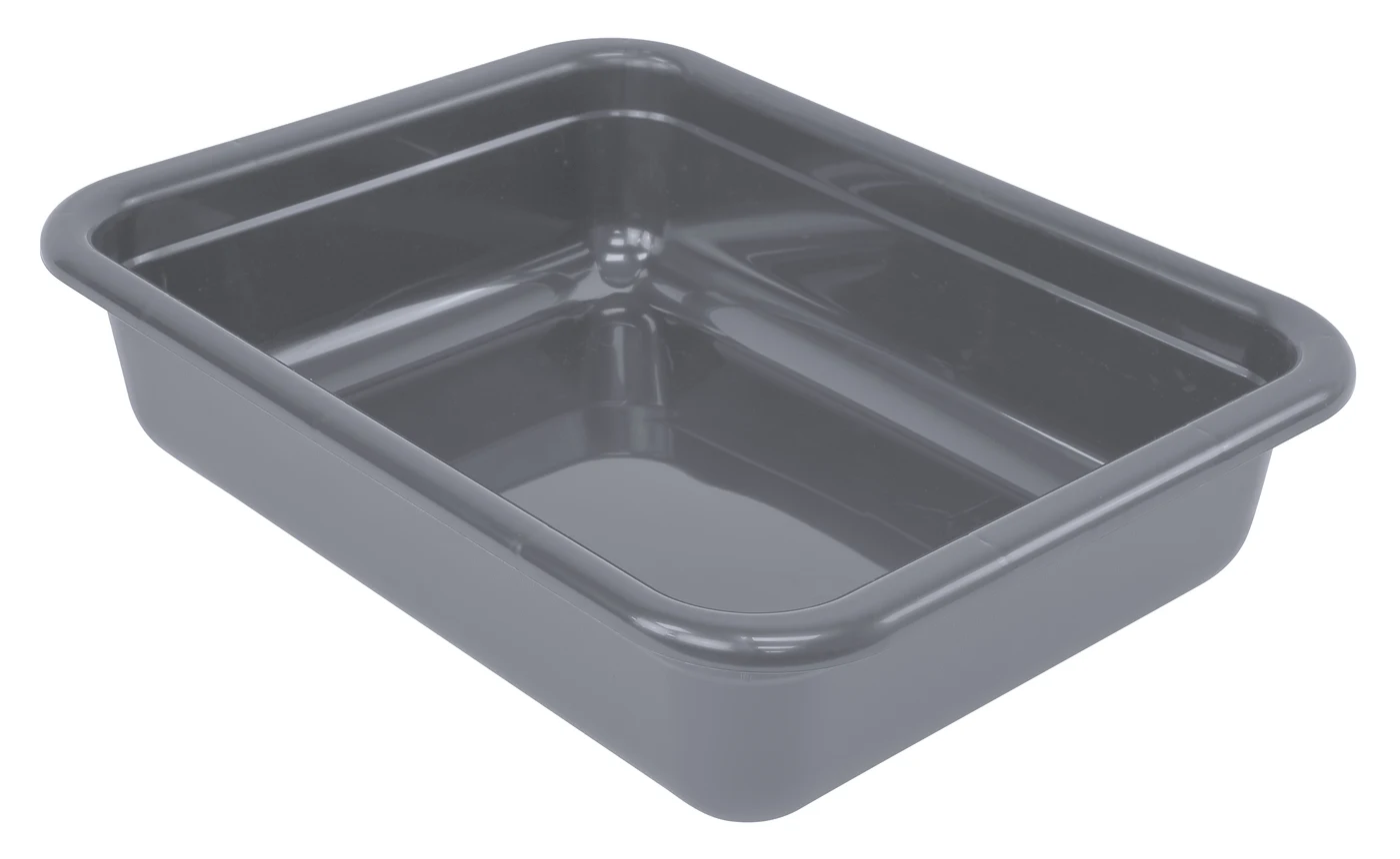 Quantum FSB-22175GYNB Bussing Tub, 17"W x 22"L x 5"H, Gray