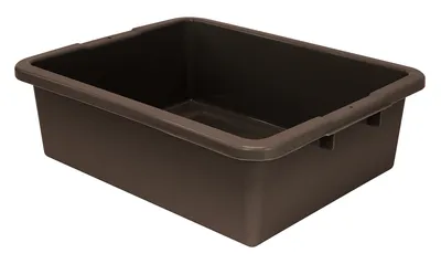 Quantum FSB-22177RBNNB Bussing Tub, 17"W x 21-1/2"L x 7"H, Brown