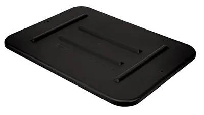 Quantum FSB-L2216BR Bussing Tub Lid, 16-1/2"W x 22"L, Black
