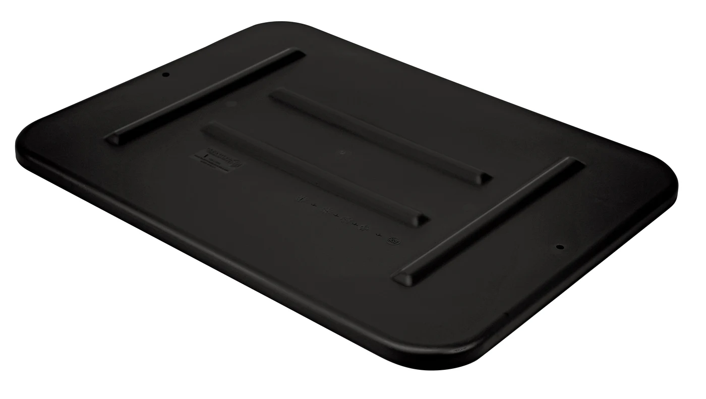Quantum FSB-L2216BR Bussing Tub Lid, 16-1/2"W x 22"L, Black