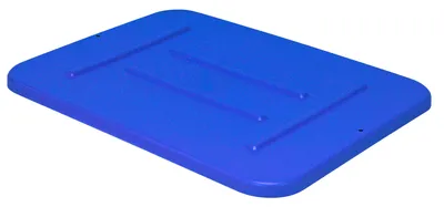 Quantum FSB-L2216BLCS Bussing Tub Lid, 16-1/2"W x 22"L, Blue, Case of 12