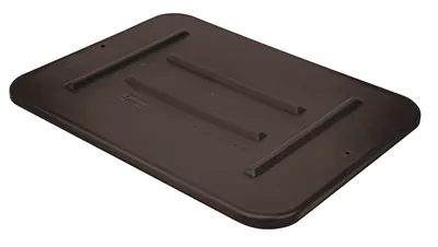 Quantum FSB-L2216BRCS Bussing Tub Lid, 16-1/2"W x 22"L, Brown, Case of 12