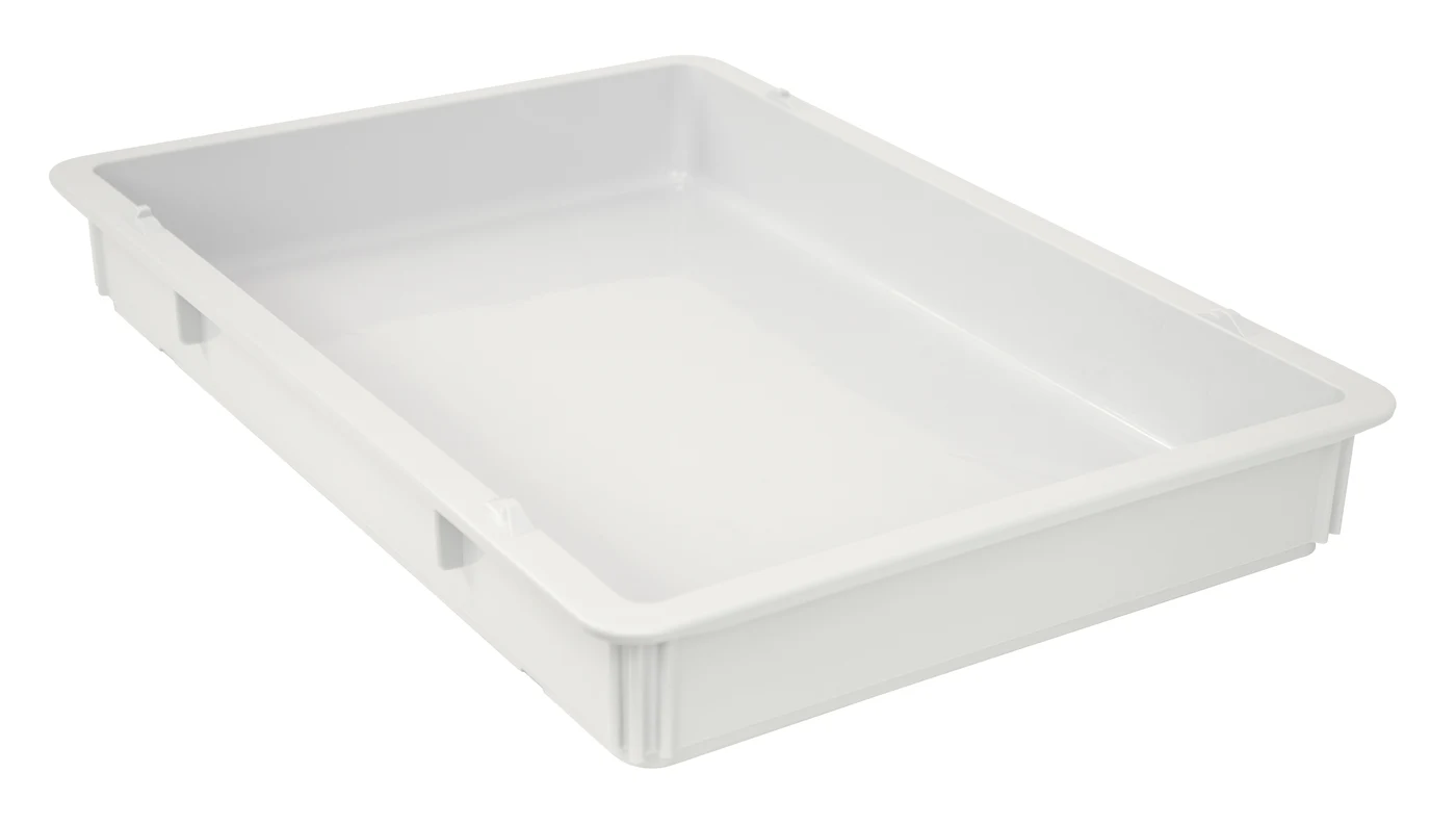 Quantum FSB-PT26183WT Pizza Dough Box, 18"L x 25-5/8"W x 3-3/8"H, White
