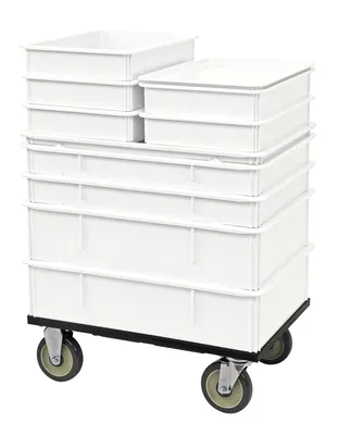 Quantum FSB-MD3LP3LWT Pizza Dough Box Kit, 18"W x 25-5/8"L x 9"H, White