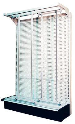 Quantum G-725GY Slider Frame with Gondola, 2000 lb capacity, Gray