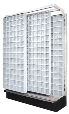 Quantum G-725304-28WT Gondola Slider System, 48"W x 19"D x 75"H, 2000 lb capacity, Ivory