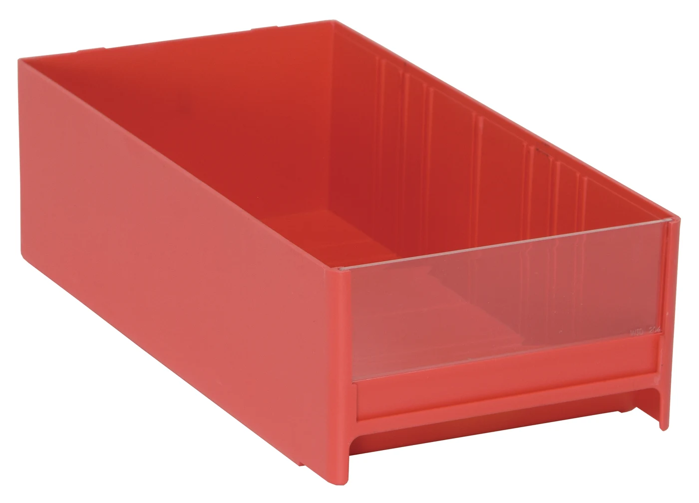 Quantum IDR204RD Interlocking Cabinet Drawer, 11"L x 5-5/8"W x 3-5/16"H, Red