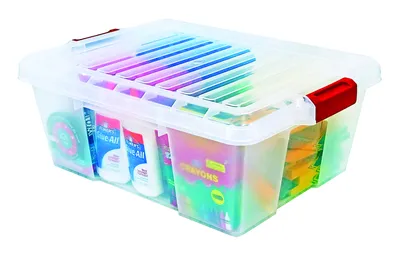 Quantum LID1915CLCS Lid Fits LC191507CL, Clear, Case of 6 — in use