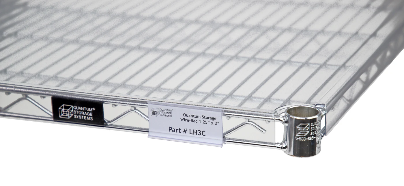 Quantum LH3C Label Holder, Clear