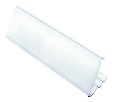 Quantum LHA6C Angled Label Holder, Clear