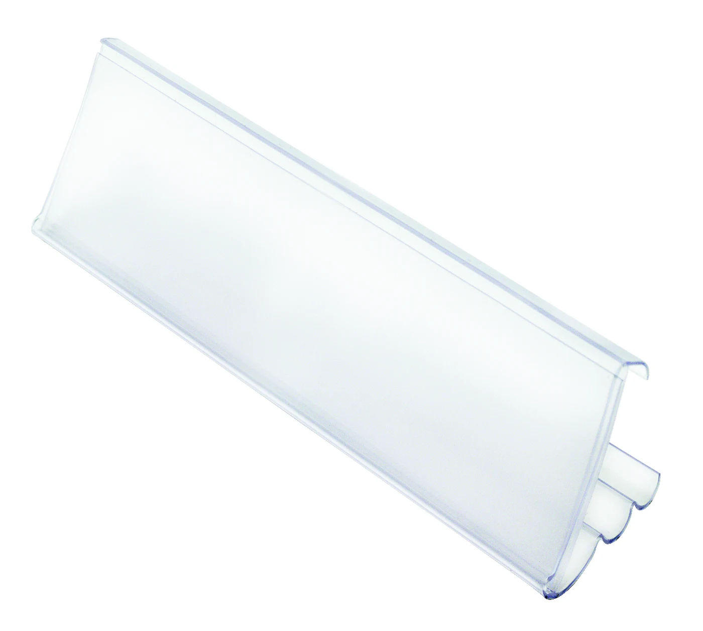 Quantum LHA6C Angled Label Holder, Clear