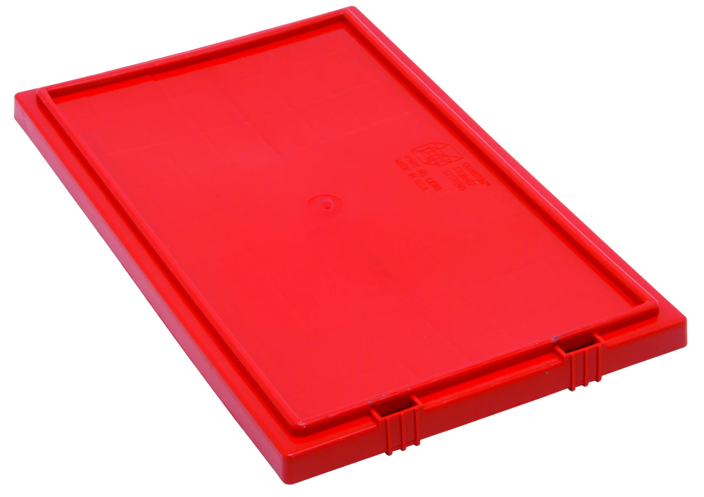 Quantum LID181RDCS Tote Box Lid for Use with SNT180 and SNT185, Red, Case of 6