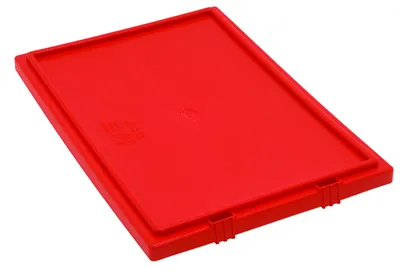 Quantum LID201RDCS Tote Box Lid for Use with SNT200, Red, Case of 6