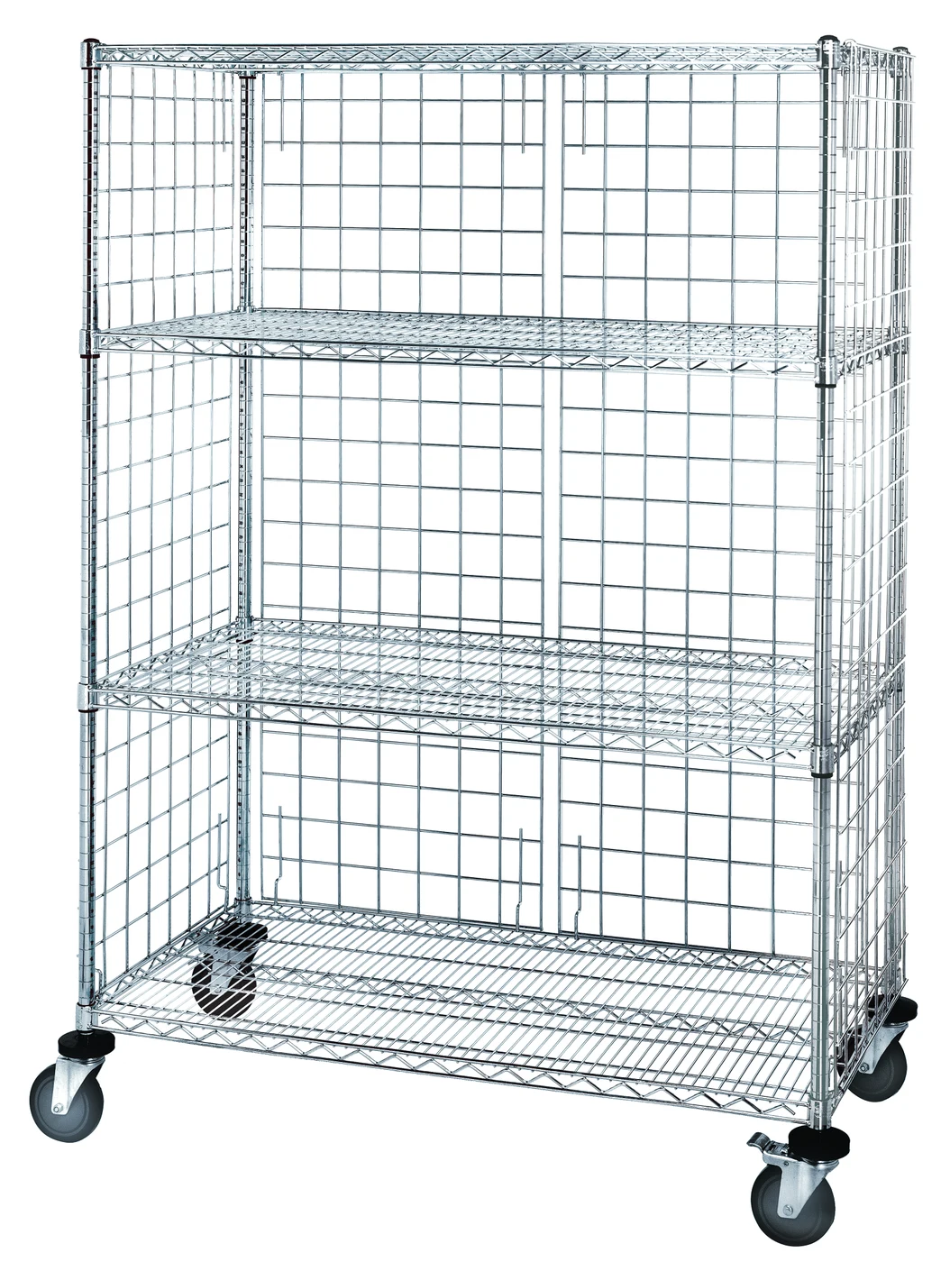 Quantum M2436P46E Mobile Enclosure Cart, 36"W x 24"D x 69"H, 1200 lb capacity, Green