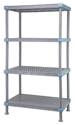 Quantum QP182474V3S1 Millenia Shelving Unit, 24"W x 18"D x 74"H, 2000 lb capacity, Gray