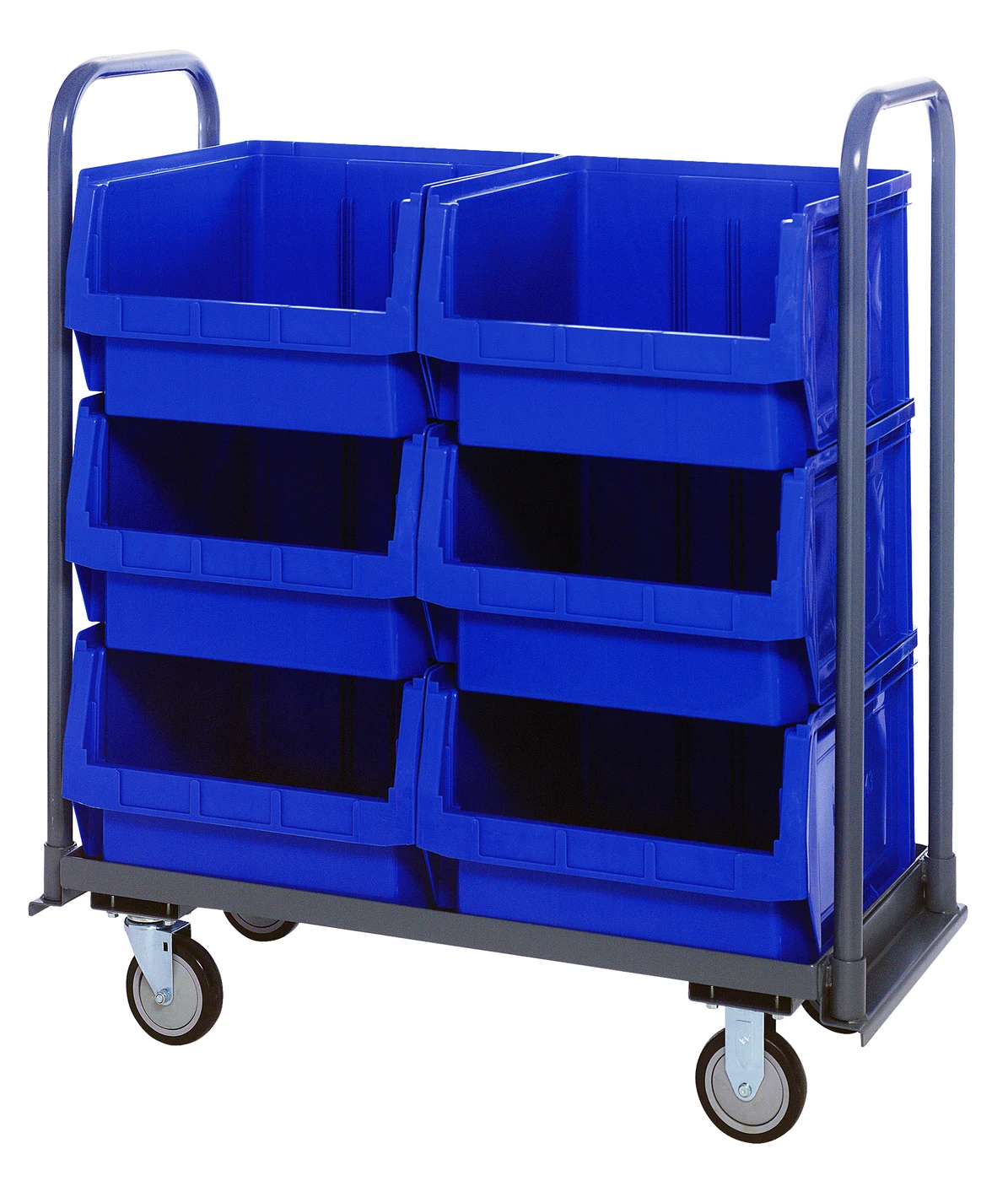 Quantum MTT-1860-543BL Magnum Tote Truck, 19-3/4"L x 18-3/8"W x 11-7/8"H, 3000 lb capacity, Gray