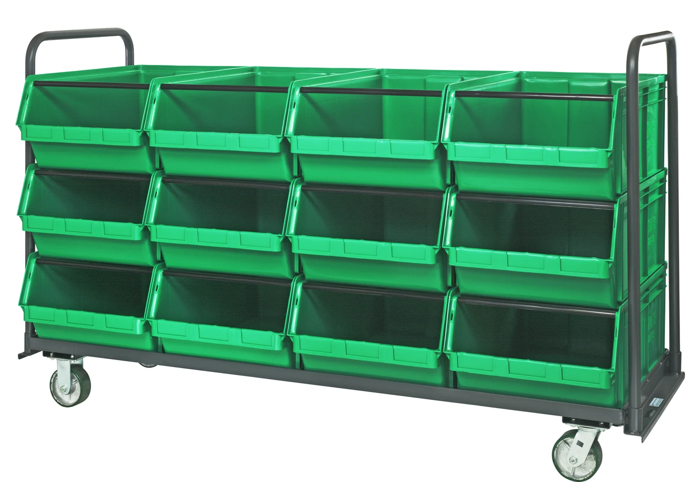 Quantum MTT-3042-743GN Magnum Tote Truck, 29"L x 18-3/8"W x 11-7/8"H, 1200 lb capacity, Gray