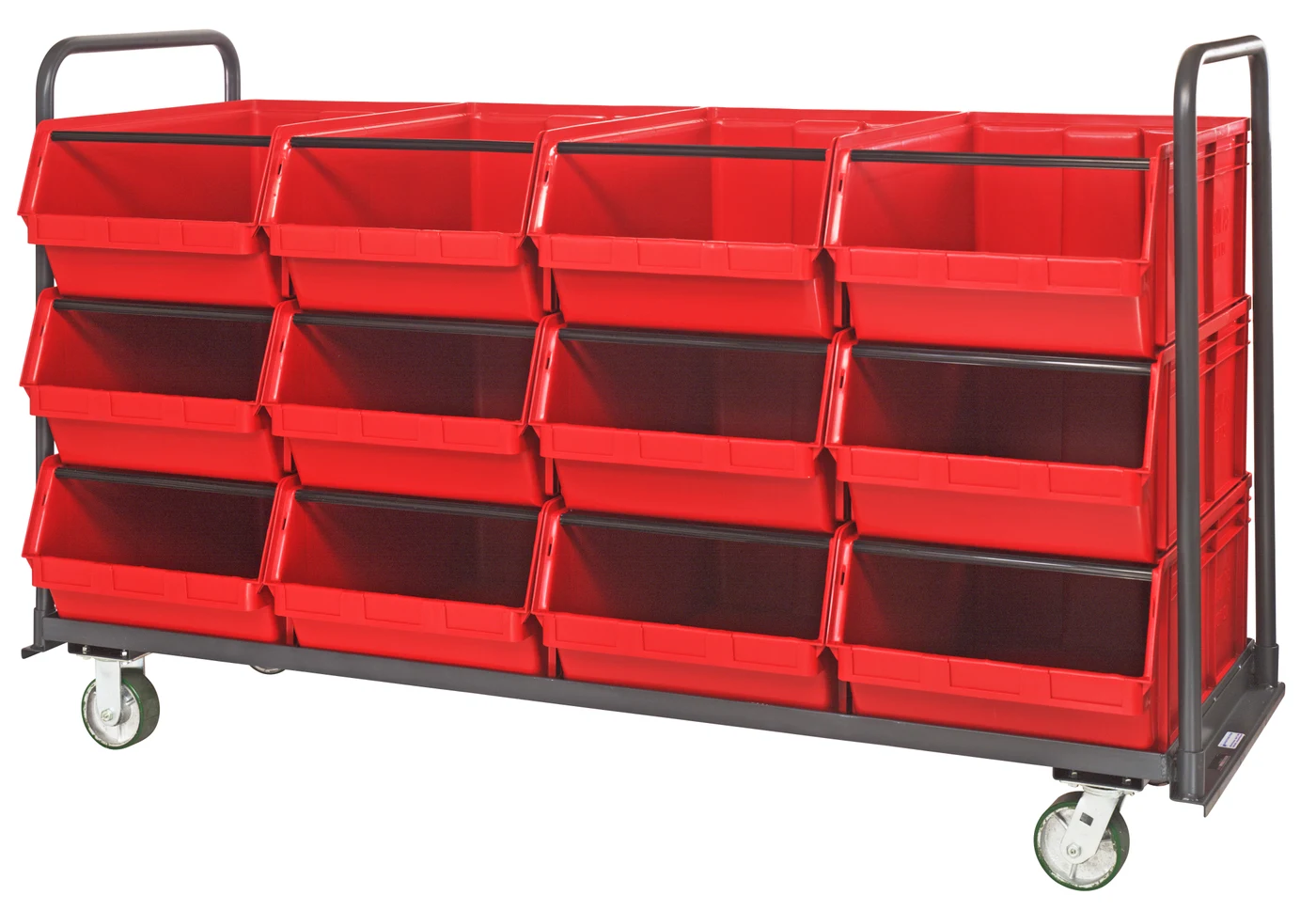 Quantum MTT-3060-743RD Magnum Tote Truck, 29"L x 18-3/8"W x 11-7/8"H, 3000 lb capacity, Gray