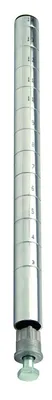 Quantum P14C Post with Leveling Legs, Chrome