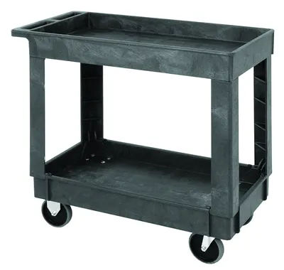 Quantum PC3518-33 Utility Cart, 34-1/4"W x 17-1/2"D x 32-1/2"H, 550 lb capacity, Gray