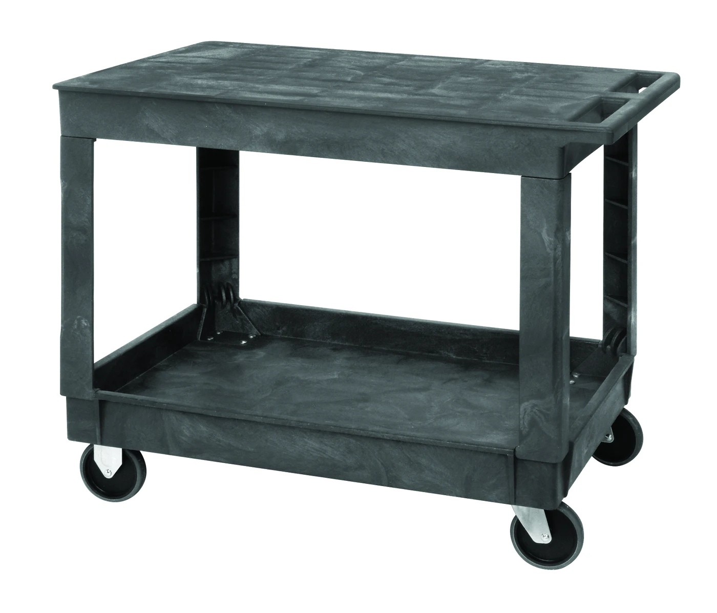 Quantum PFTC4026-33-2 Utility Cart, 40"W x 26"D x 32-1/2"H, 550 lb capacity, Gray