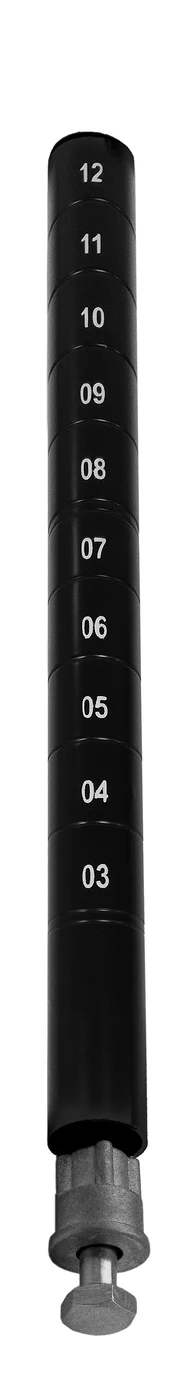 Quantum P14BK Post with Leveling Legs, Black