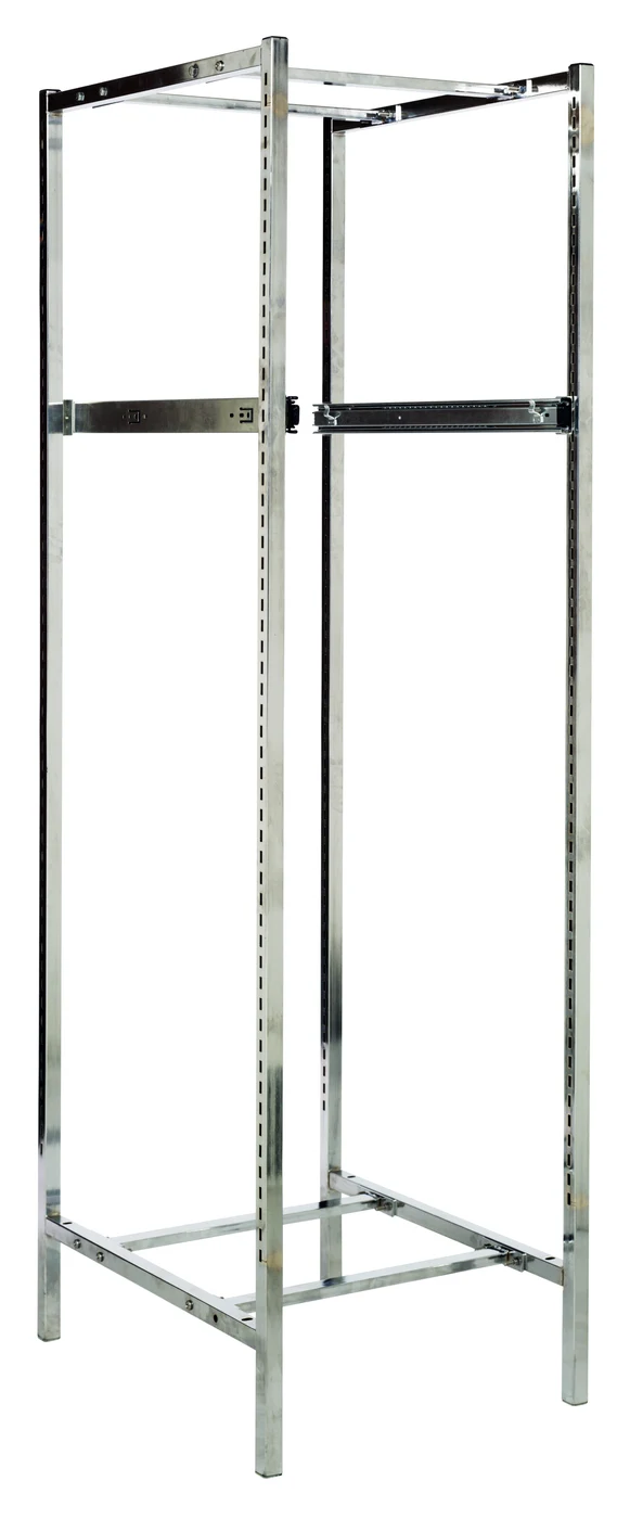 Quantum PS-FR68 Partition Store Pull Out Basket Cart, Chrome