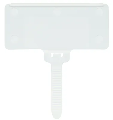 Quantum PS-LH3CL Clear Hanging Label Tag, Pack of 25